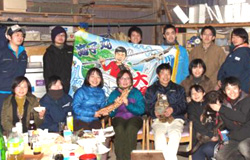 松野様の進水祝い大漁旗お写真