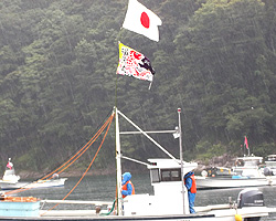 内舘様の進水式お写真