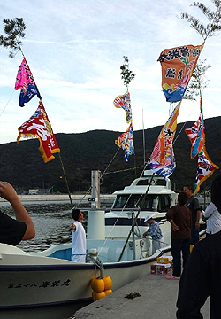 吉田様の進水祝いお写真