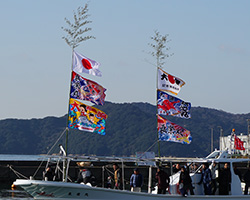 竹内様の進水祝いお写真