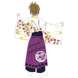 祭・WAIWAIよこはま様衣装デザイン前身頃