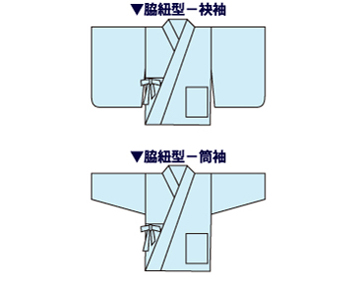 脇紐型見本図