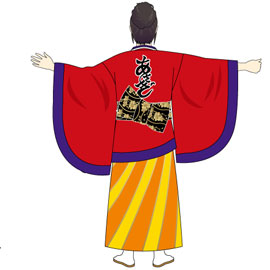 あさぎ様2016早変わり衣装デザイン(タイプ5-後身頃)