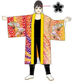 あさぎ様2016早変わり衣装デザイン(タイプ3-前身頃)