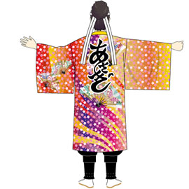 あさぎ様2016早変わり衣装デザイン(タイプ3-後身頃)