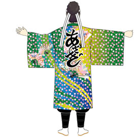 あさぎ様2016早変わり衣装デザイン(タイプ4-後身頃)