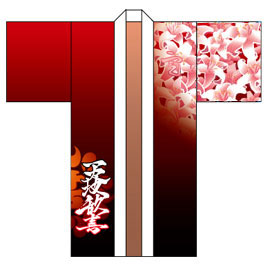 朝霞真誠塾様2016衣装デザイン(前身頃)