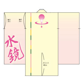 水鏡様2016衣装デザイン(女性用-後身頃)