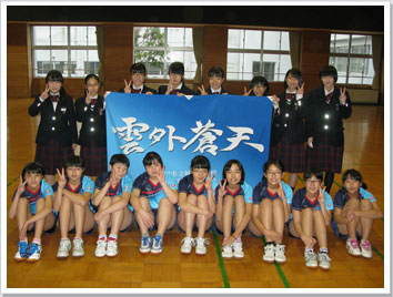卓球の製作事例-秋田県-城南中女子卓球部様