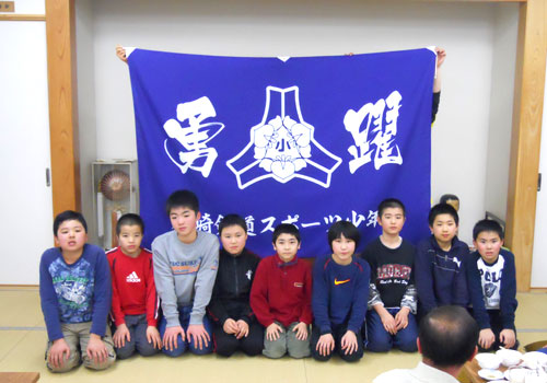 秋田県佐原様の応援旗の写真