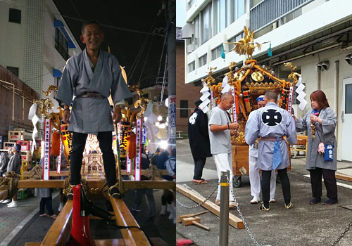 東京都の金町中央會様の神輿半纏