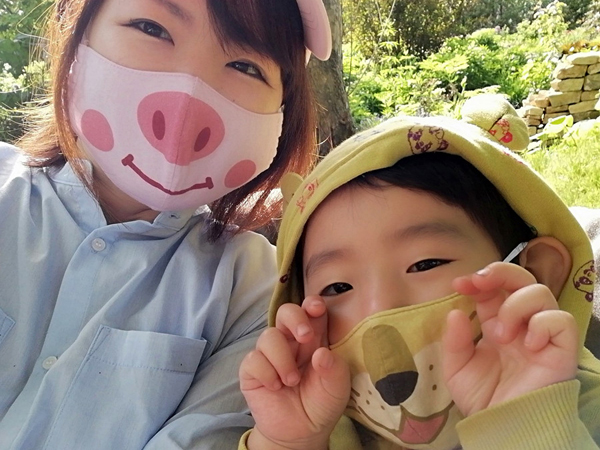 動物マスクの楽しみ方 ファミリー編 水野染工場