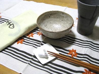 手ぬぐいの活用方法3:敷く