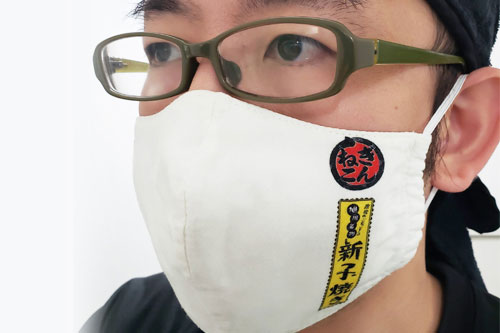 企業オリジナルのフルオーダーマスク