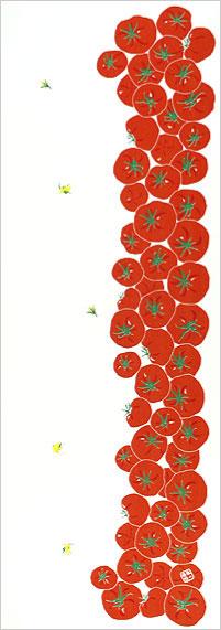 おすすめの手ぬぐい③:野菜シリーズ