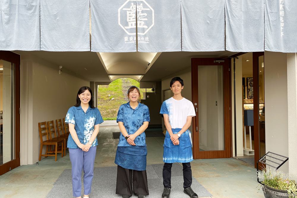 NHK「おはよう北海道」にて「藍染結の杜」が生放送で取材を受けました。有難う御座います。