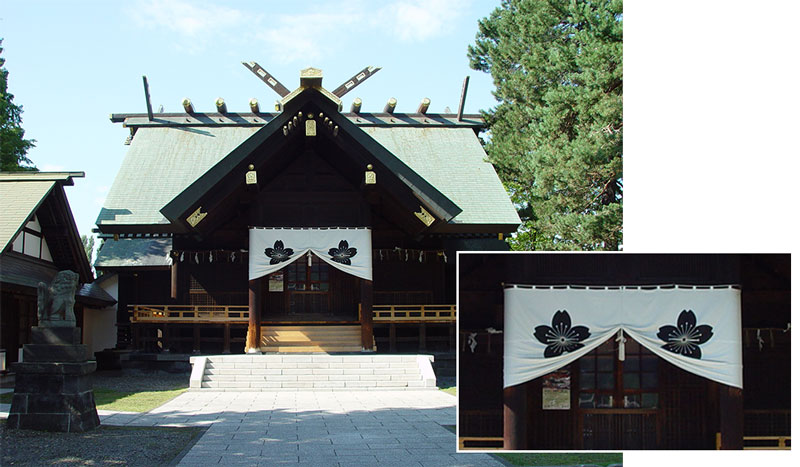 上川神社様（北海道）の神社幕